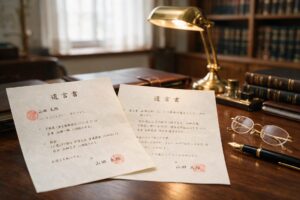 遺言書2通