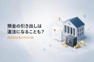 相続後預金引出しNG行動