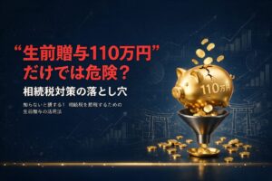 生前贈与110万の罠