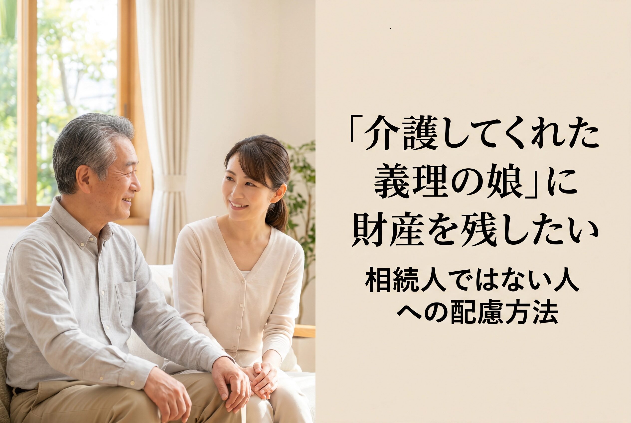 介護義娘への遺贈